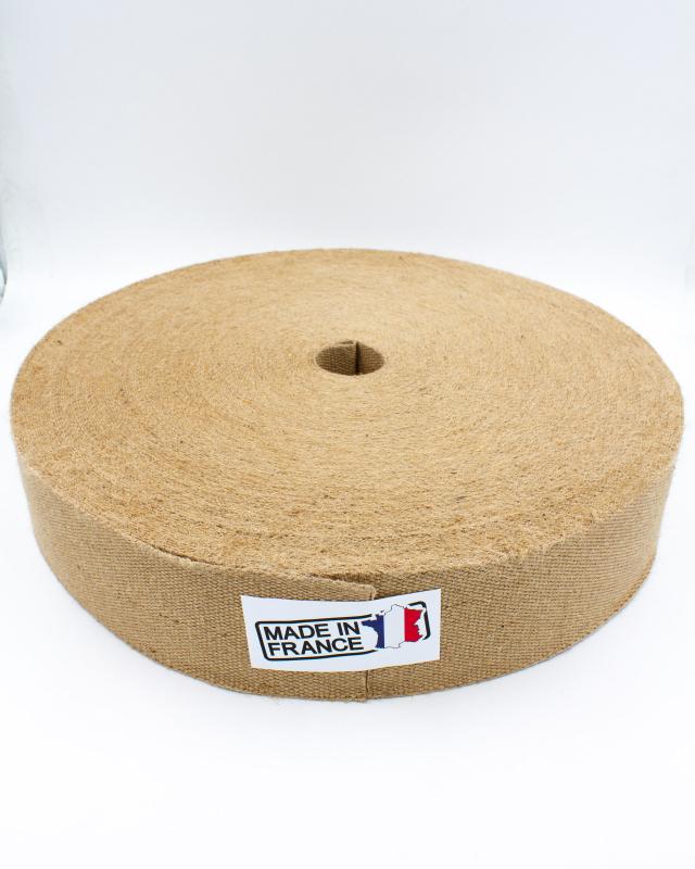 Sangle de Jute CS 811 Fabrication Française en 85 mm Naturel - Tissushop