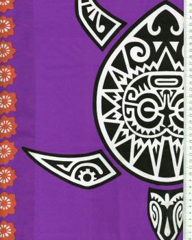 Polynesian Fabric MAHITI Purple - Tissushop