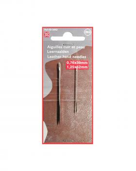 Aiguilles main cuir et peau 0,76x39mm et 1,25x52mm - Tissushop