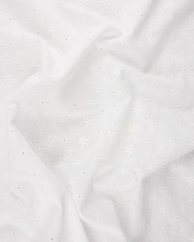 Broderie Anglaise Gardenia Blanc - Tissushop