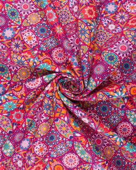 Kaleidoscope Cotton Popelin Fuchsia - Tissushop