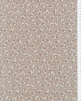 Small flowers printed double gauze Beige - Tissushop