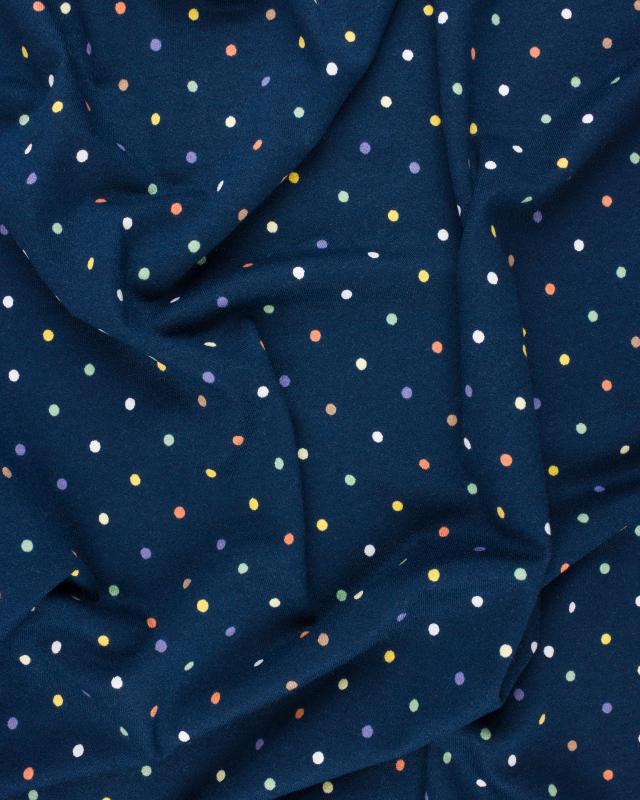 Spot jersey viscose fabric Multicolor - Tissushop