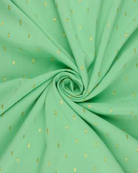 Lurex Viscose Popelin Almond Green - Tissushop