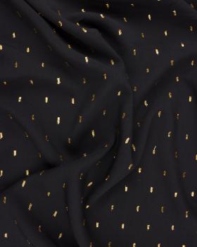 Lurex Viscose Popelin Black - Tissushop