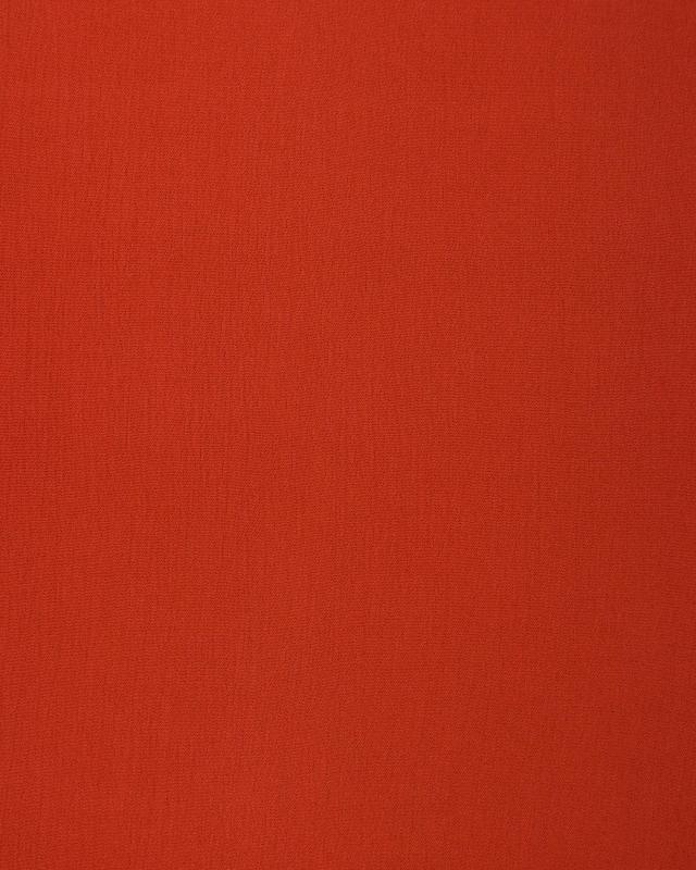 Tissu crêpon viscose uni Rouille - Tissushop