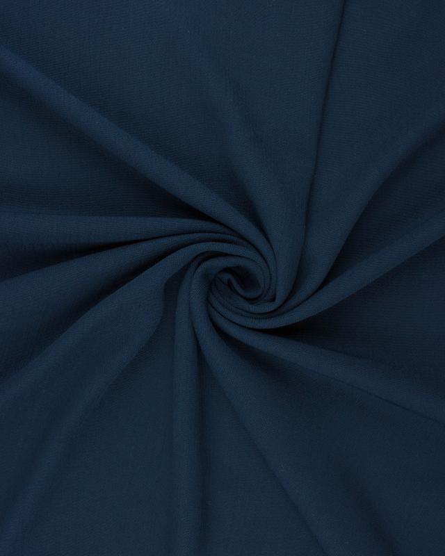 Tissu crêpon viscose uni Bleu Marine - Tissushop