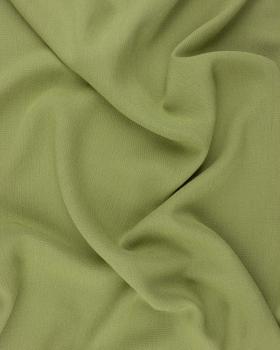 Tissu crêpon viscose uni Vert Olive - Tissushop