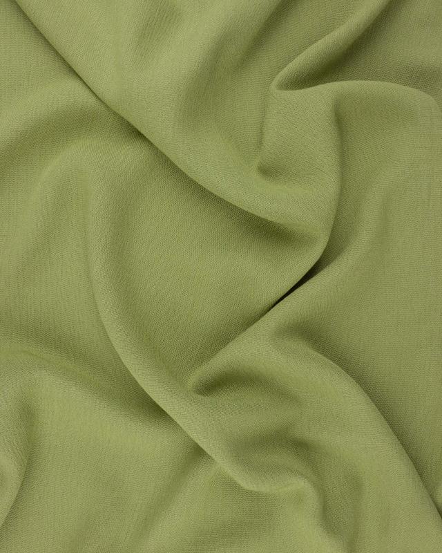 Tissu crêpon viscose uni Vert Olive - Tissushop