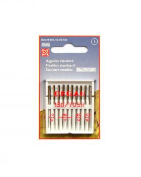 Sewing Machine Needles ORGAN Standard N°70/100 - Tissushop