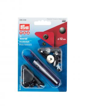 Prym 12mm Anorak Snap Kit Steel - Tissushop