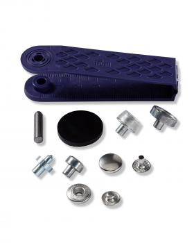 Prym 12mm Anorak Snap Kit Silver - Tissushop