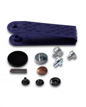 Kit boutons pression spécial anorak 12mm Prym Cuivre - Tissushop