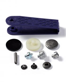 Kit boutons pression spécial anorak design Excursion 20mm Prym Métal - Tissushop