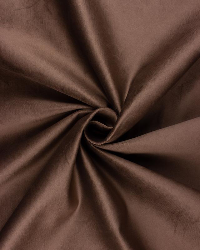 Jacquard woven velvets Chocolate - Tissushop