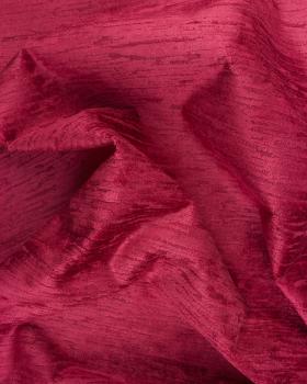 Velours aspect relief Bordeaux - Tissushop