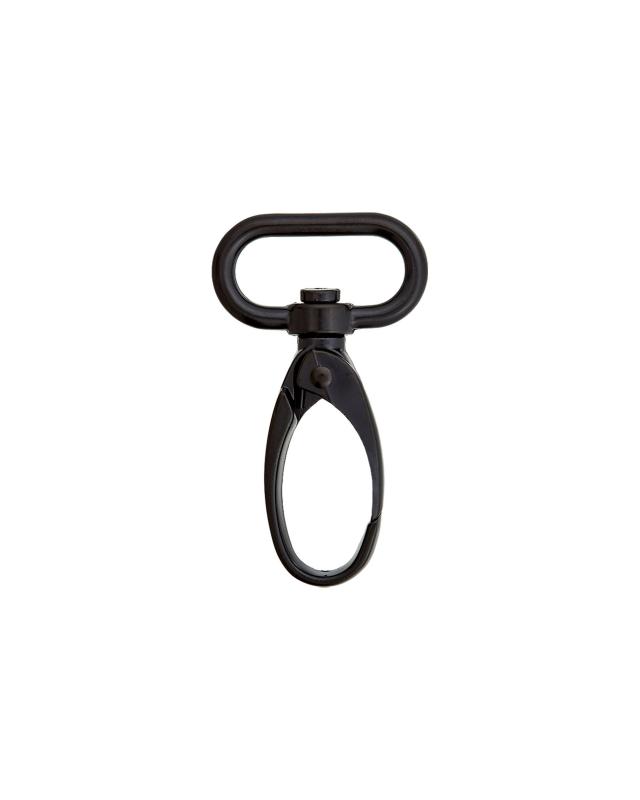 Mousqueton 30 mm Union Knopf Noir - Tissushop