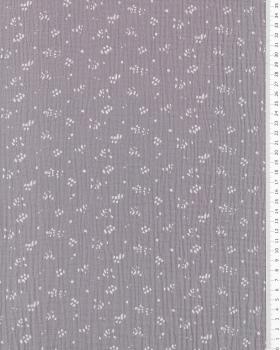 Small Footprints Printed Double Gauze Light Grey - Tissushop