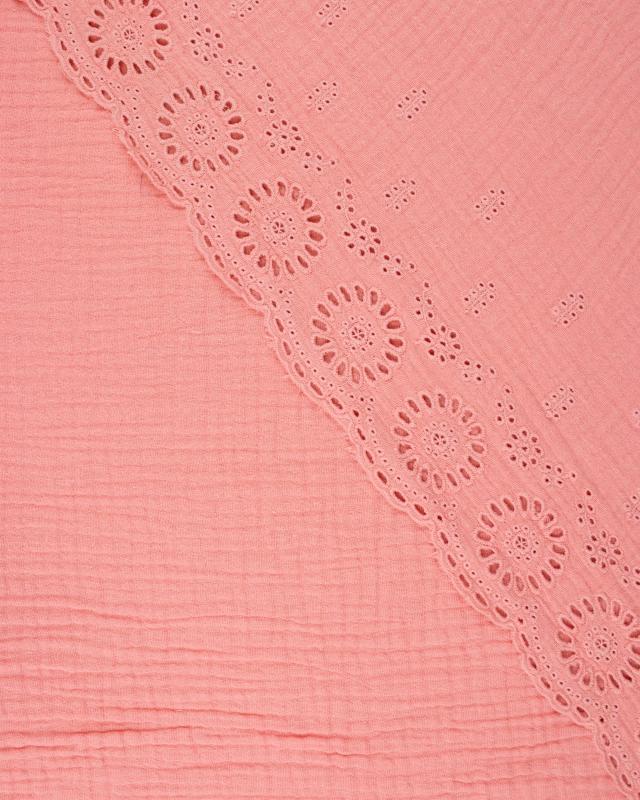 Dandelion Embroidered Double Gauze Grenadine - Tissushop