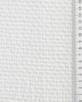 Dotted Double Gauze White - Tissushop