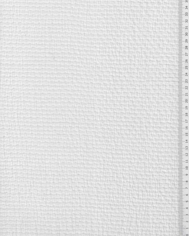 Dotted Double Gauze White - Tissushop