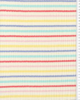 Striped Double Gauze Multicolor - Tissushop