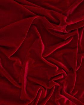 Velours Stretch Rouge - Tissushop