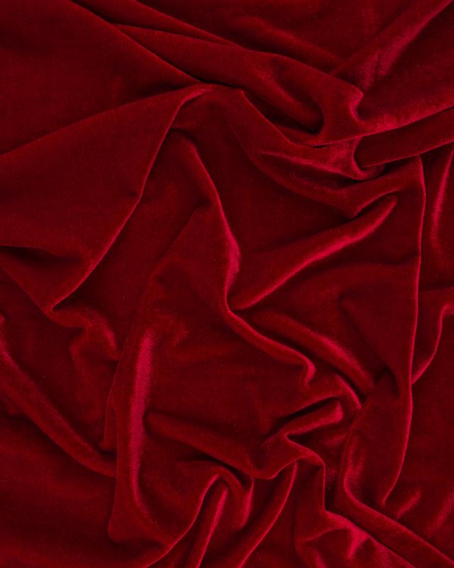 Stretch Velvet Red - Tissushop