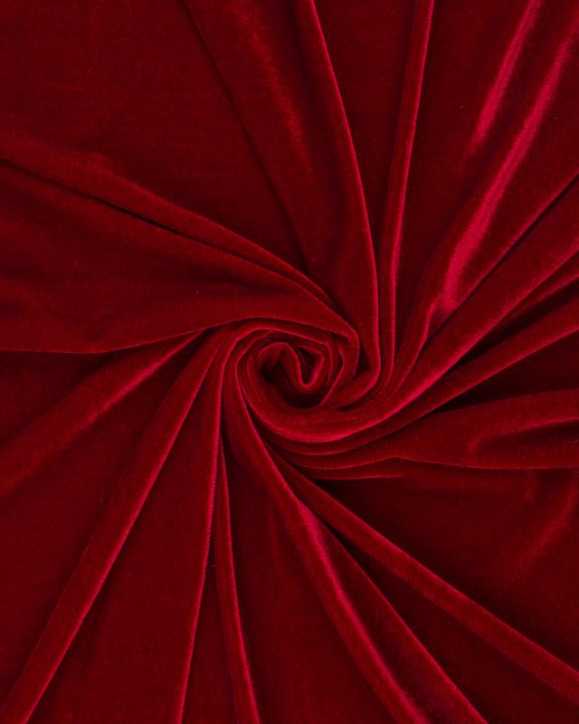 Stretch Velvet Red - Tissushop