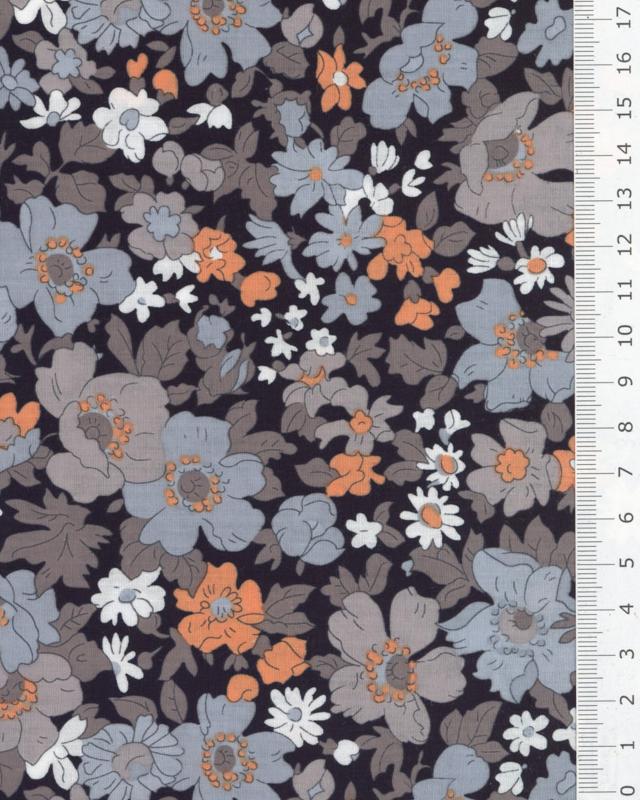 Cotton Popelin Capucine Grey - Tissushop