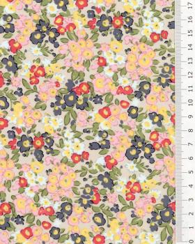 Cotton Popelin Eglantine Yellow - Tissushop