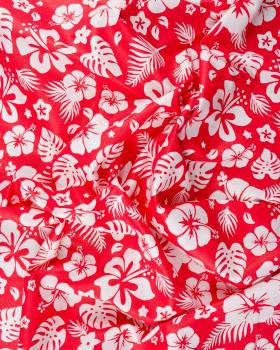 Cotton Popelin Moorea Red - Tissushop