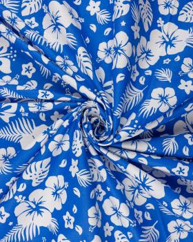 Cotton Popelin Moorea Blue - Tissushop