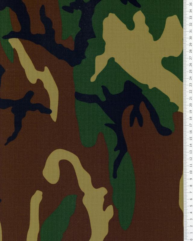 Ripstop Fabric Camouflage Printed - Tissushop