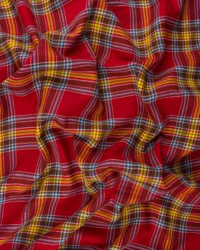 Madras Twill Fabric Red - Tissushop