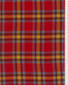 Madras Twill Fabric Red - Tissushop