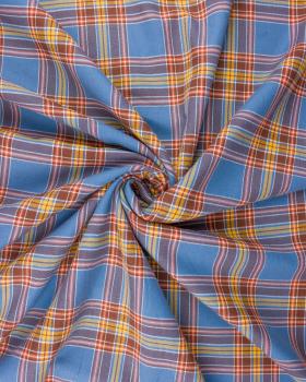 Madras Twill Fabric Blue - Tissushop