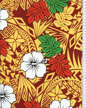Polynesian Fabric IMIRAU Brown - Tissushop