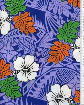 Polynesian Fabric IMIRAU Purple - Tissushop