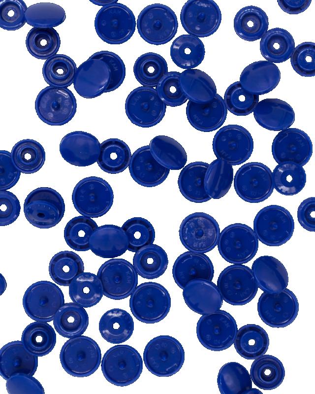 KAM T5 Resin Snap Fasteners - 12.4mm Round Royal Blue - Tissushop