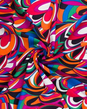 Viscose printed seventies Multicolor - Tissushop