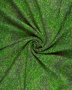 Crêpe pointillé Vert - Tissushop