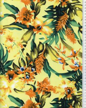 Polynesian Fabric WAIMEA Yellow - Tissushop