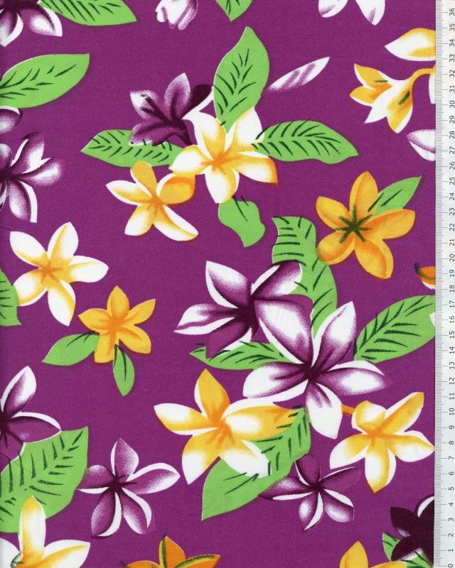 Polynesian Fabric WEHI Purple - Tissushop