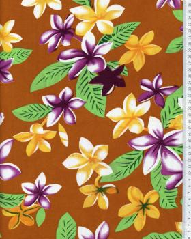 Polynesian Fabric WEHI Ochre - Tissushop