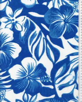 Tissu Polynésien WAILELE Bleu - Tissushop