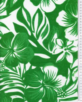 Tissu Polynésien WAILELE Vert Spring - Tissushop