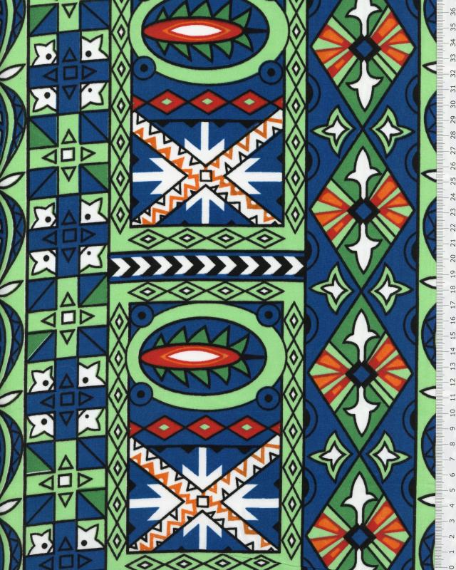 Polynesian Fabric OEA Orange - Tissushop