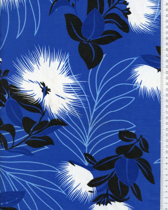 Polynesian Fabric KAEMI Blue - Tissushop