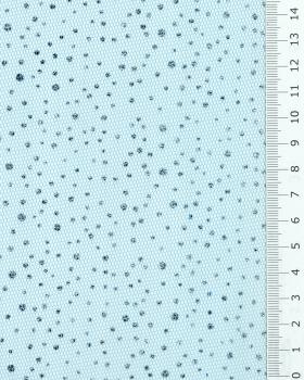 Tulle à paillettes Bleu Lagon - Tissushop